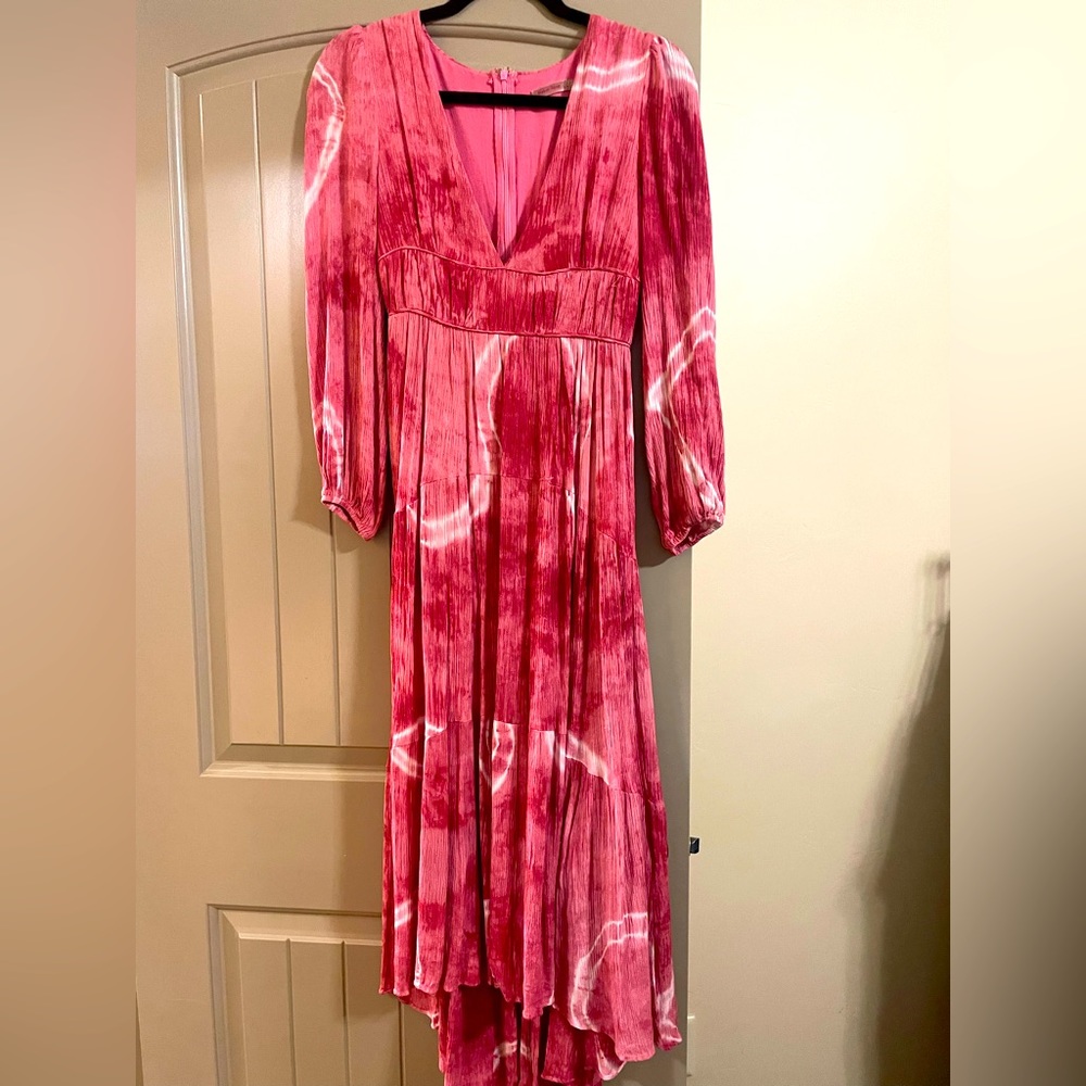 Long pink dress